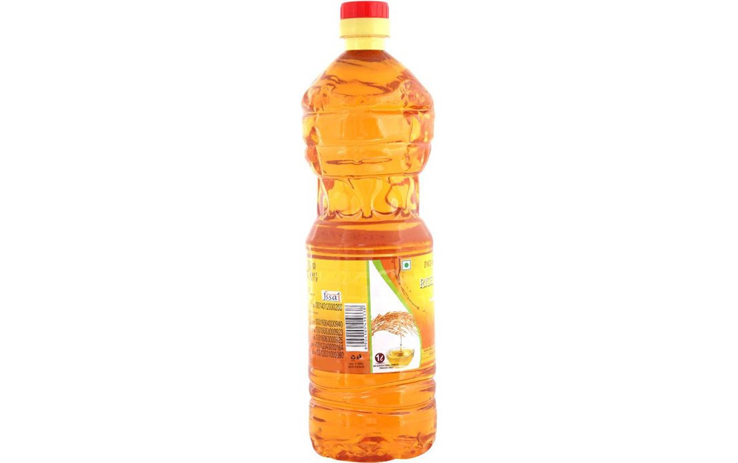 Patanjali Rice Bran Oil    Plastic Bottle  1 litre